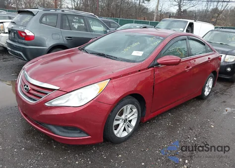 2014 Hyundai Sonata Gls из США, поврежденный, VIN 5NPEB4AC1EH913327